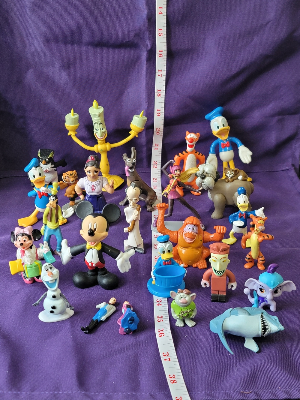 Disney Mixed Character Kids Toy PVC Figures Cake Toppers Lot